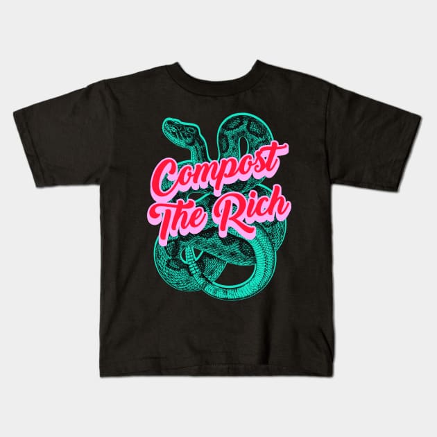 Compost The Rich Kids T-Shirt by LaBearDod